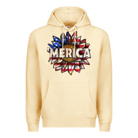 Pina Colada merica with sunflower Premium Hoodie - texasbilliewilder