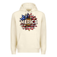 Sandshell merica with sunflower Premium Hoodie - texasbilliewilder