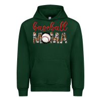 Forest Green baseball mama with leopard Urban Hoodie - texasbilliewilder