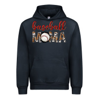 Navy baseball mama with leopard Urban Hoodie - texasbilliewilder