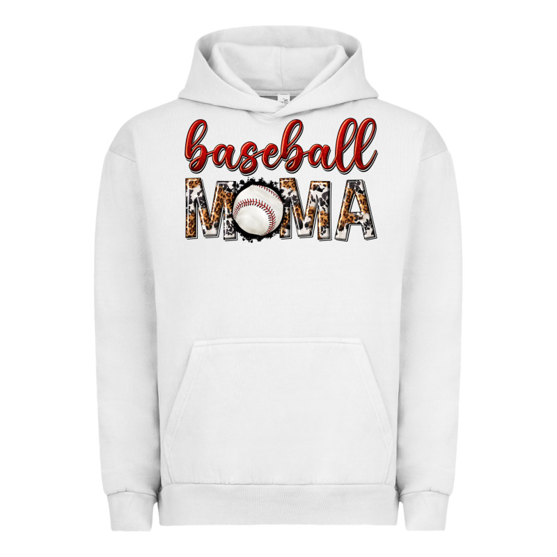 Baseball Mama With Leopard Urban Hoodie by texasbilliewilder | Teevron