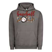Pigment Tornado baseball mama with leopard Urban Hoodie - texasbilliewilder