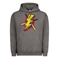 Pigment Tornado softball lightning bolt Urban Hoodie - Zillion Design Studio