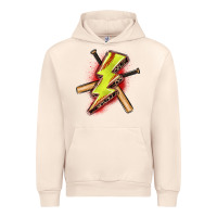 Sandshell softball lightning bolt Urban Hoodie - Zillion Design Studio