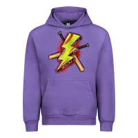 Tulip softball lightning bolt Urban Hoodie - Zillion Design Studio