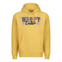 Antique Gold happy easter daisys Premium Hoodie - RanaPortraitStore