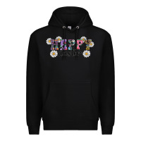 Black happy easter daisys Premium Hoodie - RanaPortraitStore