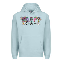 Blue Mist happy easter daisys Premium Hoodie - RanaPortraitStore