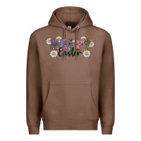 Chestnut happy easter daisys Premium Hoodie - RanaPortraitStore