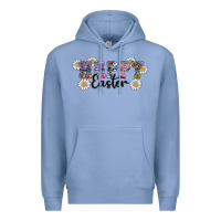 Colony Blue happy easter daisys Premium Hoodie - RanaPortraitStore