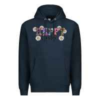 Navy happy easter daisys Premium Hoodie - RanaPortraitStore