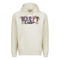 Oatmeal Heather happy easter daisys Premium Hoodie - RanaPortraitStore