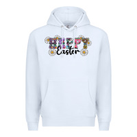 White happy easter daisys Premium Hoodie - RanaPortraitStore