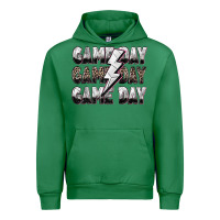Emerald game day game day volleyball lightning bolt Urban Hoodie - Zillion Design Studio