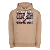Pigment Burro game day game day volleyball lightning bolt Urban Hoodie - Zillion Design Studio