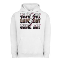 Pigment Lunar Rock game day game day volleyball lightning bolt Urban Hoodie - Zillion Design Studio