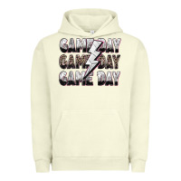 Pigment Pistachio game day game day volleyball lightning bolt Urban Hoodie - Zillion Design Studio