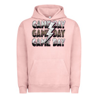 Pigment Salmon game day game day volleyball lightning bolt Urban Hoodie - Zillion Design Studio