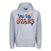 Heather Grey oh my stars Premium Hoodie - texasbilliewilder