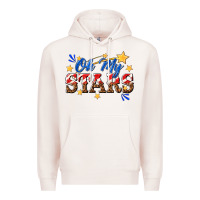 Pale Pink oh my stars Premium Hoodie - texasbilliewilder