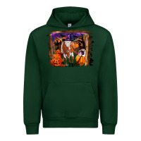 Forest Green longhorn cow halloween Urban Hoodie - RanaPortraitStore