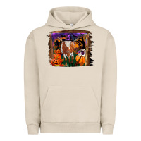 Pigment French Oak longhorn cow halloween Urban Hoodie - RanaPortraitStore