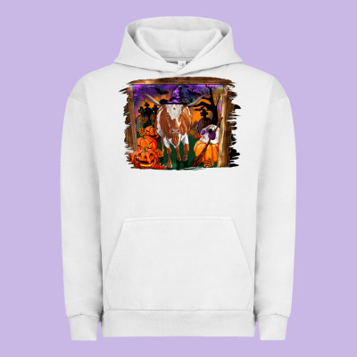 Urban Hoodie longhorn cow halloween