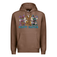 Chestnut easter western bunnys happy easter Premium Hoodie - RanaPortraitStore