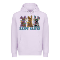Lilac easter western bunnys happy easter Premium Hoodie - RanaPortraitStore