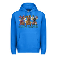 True Royal easter western bunnys happy easter Premium Hoodie - RanaPortraitStore