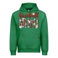 Emerald baseball mini with leopard Urban Hoodie - texasbilliewilder