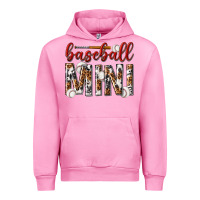 Fuchsia Pink baseball mini with leopard Urban Hoodie - texasbilliewilder