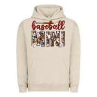 Pigment French Oak baseball mini with leopard Urban Hoodie - texasbilliewilder