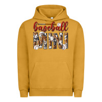 Pigment Peanut Butter baseball mini with leopard Urban Hoodie - texasbilliewilder