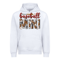 White baseball mini with leopard Urban Hoodie - texasbilliewilder