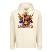 Sandshell moorica with cow billie wilder Premium Hoodie - texasbilliewilder