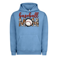 Pigment Pebble Blue baseball mom Urban Hoodie - texasbilliewilder