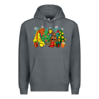 Rock christmas trees with softball Premium Hoodie - Zillion Design Studio