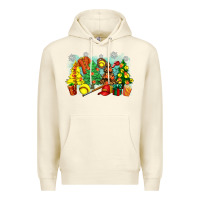 Sandshell christmas trees with softball Premium Hoodie - Zillion Design Studio