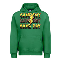 Emerald game day game day softball lightning bolt Urban Hoodie - Zillion Design Studio