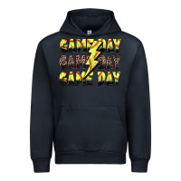 Navy game day game day softball lightning bolt Urban Hoodie - Zillion Design Studio