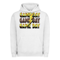 Pigment Lunar Rock game day game day softball lightning bolt Urban Hoodie - Zillion Design Studio