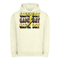 Pigment Pistachio game day game day softball lightning bolt Urban Hoodie - Zillion Design Studio