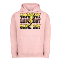 Pigment Salmon game day game day softball lightning bolt Urban Hoodie - Zillion Design Studio