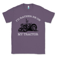 Lavender I'D Rather Be On My Tractor Classic Tee - Bettercallsaul