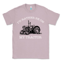 Lilac I'D Rather Be On My Tractor Classic Tee - Bettercallsaul