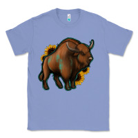 Colony Blue Western  Bison Classic Tee - Jasminsmagicworld