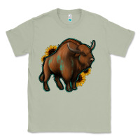 Matcha Western  Bison Classic Tee - Jasminsmagicworld