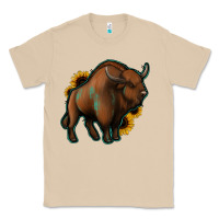 Mushroom Western  Bison Classic Tee - Jasminsmagicworld