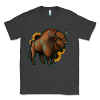 Smoke Western  Bison Classic Tee - Jasminsmagicworld